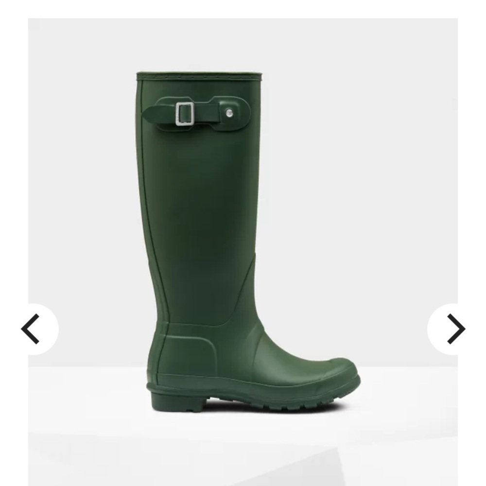 Hunter Women 8 Original Tall Rainboot Hunter Green